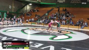 184 lbs Joey Lyons, Cleveland State vs Isaac Dean, Rider