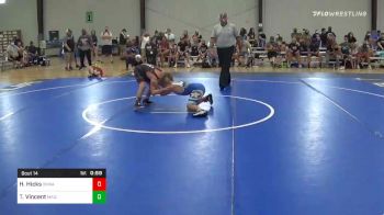 100 lbs Quarterfinal - Hudson Hicks, Okwa vs Tucker Vincent, Maize WC