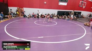 126 lbs Round 5 (8 Team) - Echo Cranor, Spartan Mat Club vs Elliotte Strange, Cypress Wrestling Club