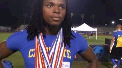 Charlotte's Michael Bellamy after 2010 Florida 3A Champs