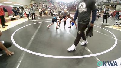 76 lbs Rr Rnd 3 - Drey Johnson, Pin-King All Stars vs Barry Ritter, Jr, Coweta Tiger Wrestling