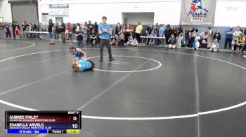 94 lbs Round 1 - Esabella Arvelo, Chugach Eagles Wrestling Club vs Aubree Finley, Soldotna Whalers Wrestling Club