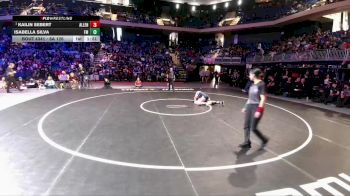 6A 126 lbs 1st Place Match - Kailin Sebert, Allen vs Isabella Silva, Lewisville Flower Mound