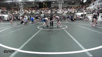 132 lbs Consi Of 4 - Carsten Cagle, Harrah Little League Wrestling vs Tucker Layne, Lions Wrestling Academy