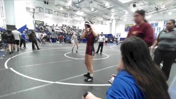 115 lbs Cons. Round 2 - Chloe Shi, Mark Keppel vs Jade Mendez, San Dimas