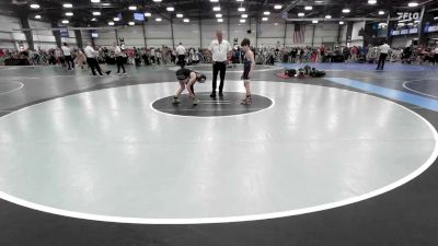 75 lbs Round Of 32 - Slade Bell, GA vs Miranda Hibbard, OH