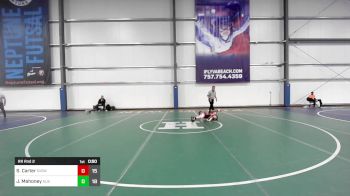 80 lbs Rr Rnd 2 - Stephan Carter, SVRWC Red vs Jackson Mahoney, ALIEN