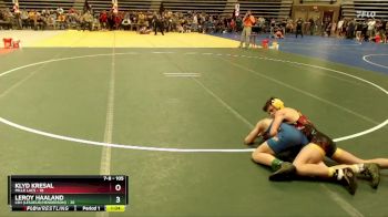 105 lbs 3rd Place Match - LeRoy Haaland, LSH (LeSueur/Henderson) vs Klyd Kresal, Mille Lacs