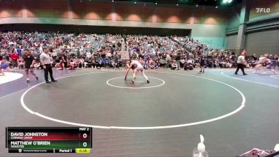 126 lbs Cons. Round 2 - Matthew O`Brien, Wooster vs David Johnston, Corning Union