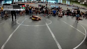 92 lbs Round 5 (6 Team) - Hudson Pefinis, Misfits United vs Jose Banderas, Florida Scorpions