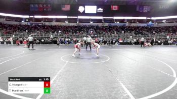 85 lbs Quarterfinal - Coleman Morgan, North Desoto Wrestling Academy vs Tobias Martinez, Triumph Wrestling Club