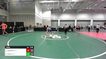 126 lbs Round Of 16 - Lucas Lapinski, Team Shutt Dethrone vs Jack Torre, Shore Thing WC