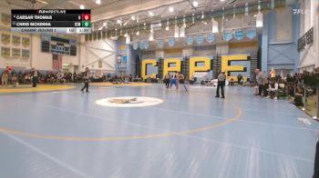 285 lbs Champ. Round 1 - Chris McKenna, Saint Marks H S vs Caesar Thomas, Howard H S