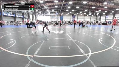 182 lbs Consi Of 16 #1 - Campbell Frook, VA vs Raymond Shaw, FL