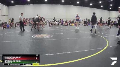 187 lbs Semis & 1st Wrestleback (8 Team) - Bryson Johnson, Reapers vs Phoenix Murray, Palmetto Blue