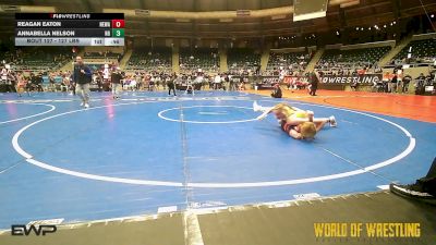 127 lbs 3rd Place - Reagan Eaton, Nebraska Wrestling Academy vs Annabella Nelson, N8