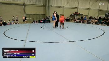 235 lbs Quarterfinals (8 Team) - Mahalia Adams, Virginia vs Lorelei Hartman, California Blue