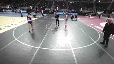 152 lbs Quarterfinal - Aaliyah Morrow, Bellport vs McKella Hodkin, Fredonia