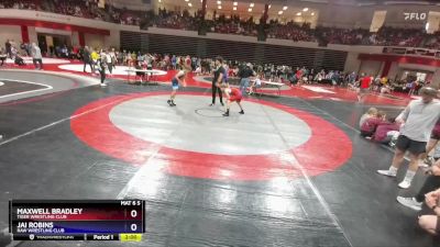 106 lbs Quarterfinal - Maxwell Bradley, Tiger Wrestling Club vs Jai Robins, Raw Wrestling Club