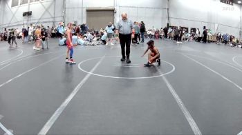 76 lbs Round 1 (4 Team) - Justin Salecedo, Iron Horse vs Hudson Crockett, The Rock