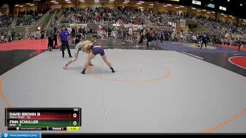 162 lbs Semis & 1st Wrestleback (8 Team) - Finn Schuller, Bend vs David Brown Iii, Eagle Point