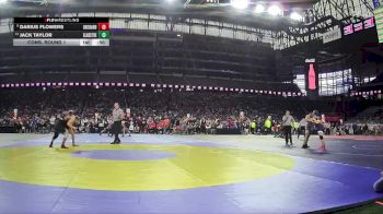 D3-165 lbs Cons. Round 1 - Darius Flowers, Muskegon Orchard View vs Jack Taylor, Gladstone