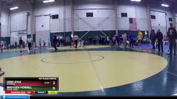 133 lbs 1st Place Match - Josh Kyle, Wyoming vs Breyden Morrill, Baker (Kan.)