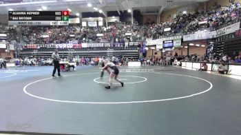 110 lbs Quarterfinal - Saj Snyder, Stockton HS vs Aliahna Kepner, Rossville HS