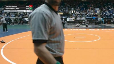 1 - 106 lbs Semifinal - Dalton Arden, Holston vs Benton Williams, Grayson County