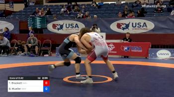 77 kg Consolation - Tommy Brackett, NMU-OTS vs Brandon Mueller, Air Force Regional Training Center