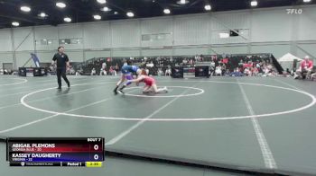 135 lbs Round 2 (8 Team) - Abigail Plemons, Georgia Blue vs Kassey Daugherty, Virginia