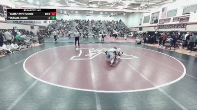 133 lbs Champ. Round 1 - Elijah Whitcomb, Milton Hershey Hs vs Isaiah Jones, Lampeter Strasburg Hs