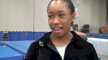 Jr B NIT All Around Champion Toni-Ann Williams of United Gymnastix