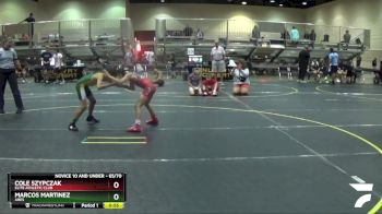 65/70 Semifinal - Cole Szypczak, Elite Athletic Club vs Marcos Martinez, Ares