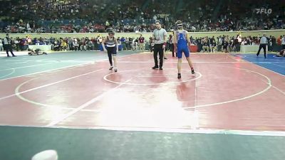 120 lbs Round Of 64 - Reid Schneeberger, Newkirk Jr High vs Kingston Applebee, Piedmont