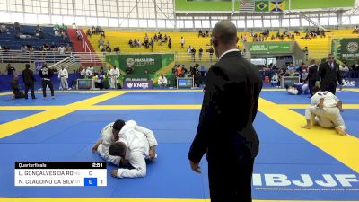 LEANDRO GONÇALVES DA ROCHA vs NIVALDO CLAUDINO DA SILVA NETO 2024 Brasileiro Jiu-Jitsu IBJJF