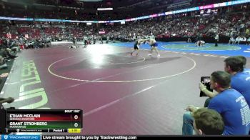 D1-285 lbs Quarterfinal - Grant Stromberg, Mukwonago vs Ethan McClain, Kenosha Bradford