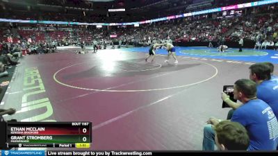 D1-285 lbs Quarterfinal - Grant Stromberg, Mukwonago vs Ethan McClain, Kenosha Bradford