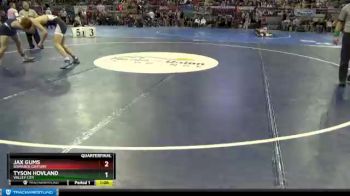 160 lbs Quarterfinal - Jax Gums, Bismarck Century vs Tyson Hovland, Valley City