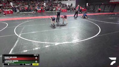 75 lbs Champ. Round 2 - Lennon Neefe, Ithaca/Weston vs Dani Nelson, Prescott