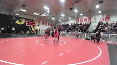 190 lbs Champ. Round 2 - Marcella Danley, Elsinore vs Destyni Perez, Brawley Union