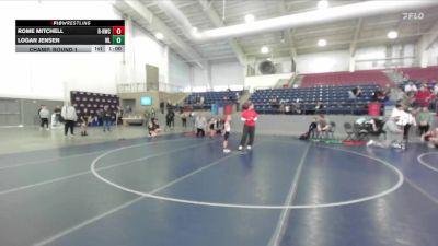 39 lbs Champ. Round 1 - Rome Mitchell, RWC - Roy Wrestling Club vs Logan Jensen, Westlake