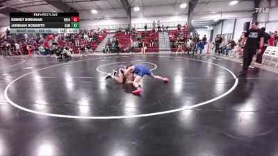 123-125 lbs Round 1 - Jarmiah Roberts, Gering vs Emmet Brennan, Fort Collins