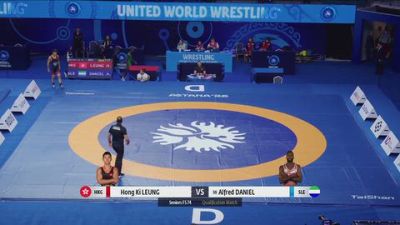 74 kg Qualif. - Hong Ki Leung, Hong Kong vs Alfred Daniel, Sierra Leone
