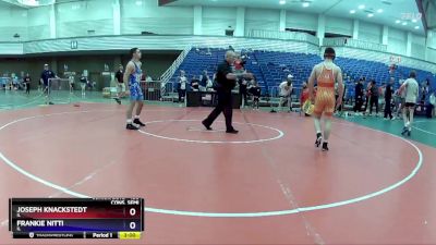 138 lbs Cons. Semi - Joseph Knackstedt, IL vs Frankie Nitti, IL