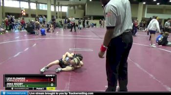 55 lbs Round 3 (6 Team) - Levi Flowers, Alabama Elite White vs Zeke Rigsby, Alabama Elite Black&nbsp;