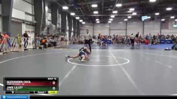 96 lbs Round 4 - Alexander Cecil, Team Michigan vs Jake Lilley, PA Blue