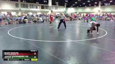 182 lbs Round 5 (6 Team) - Justice Hockenberry-Folk, PECO Boys vs Bluny Davilma, Eagle Empire Black