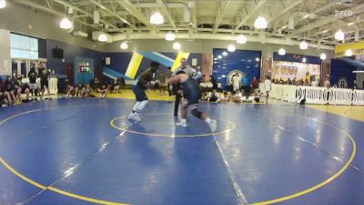 285 lbs Round 3 (8 Team) - Carlos Colon, Stampeders vs Jakari Johnson, Braves WC