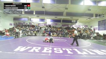 Boys 122 lbs Cons. Semi - Kamdyn Emmons, Hope Boys vs Judah Teague, Durham Boys